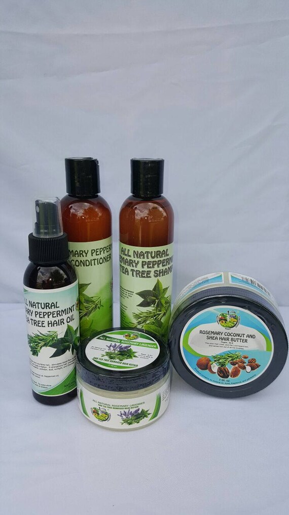 All Natural Hair Oil Damaged Hair Repair Rosemary Coconut Etsy