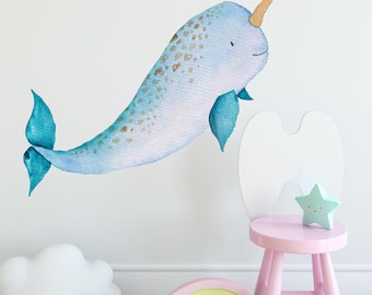 narwhal nursery decor