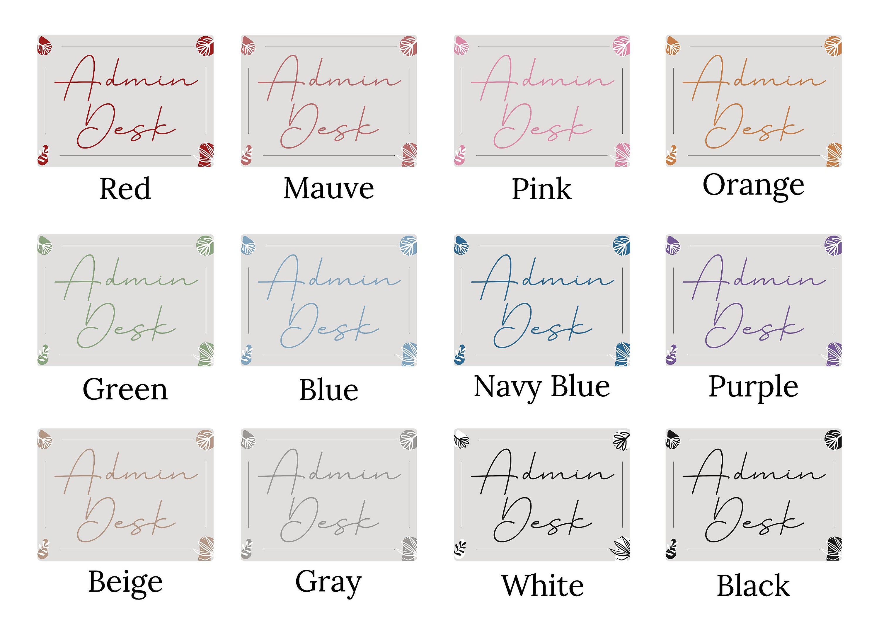 Sticker Admin Datang Admin Desk Decal | Admin Desk Sticker | Administration Department Decal ...