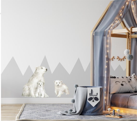 Mountain & Ocean Bear Decal Mountain & Ocean Bear Decal