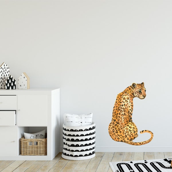 Leopard Wall Decal Etsy