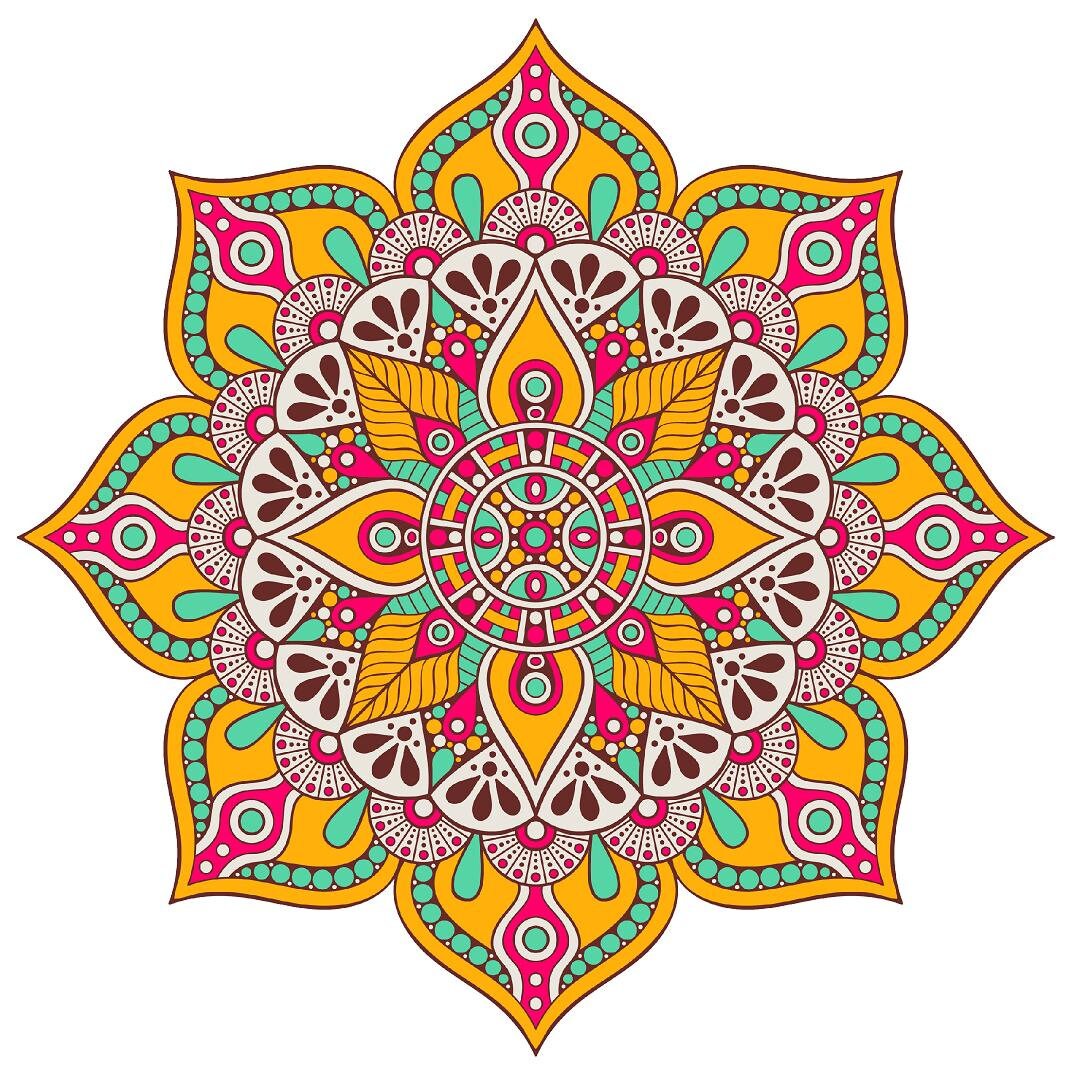 Mandala Wall Decal 18 Mandala Tapestry Wall Art Bohemian Etsy