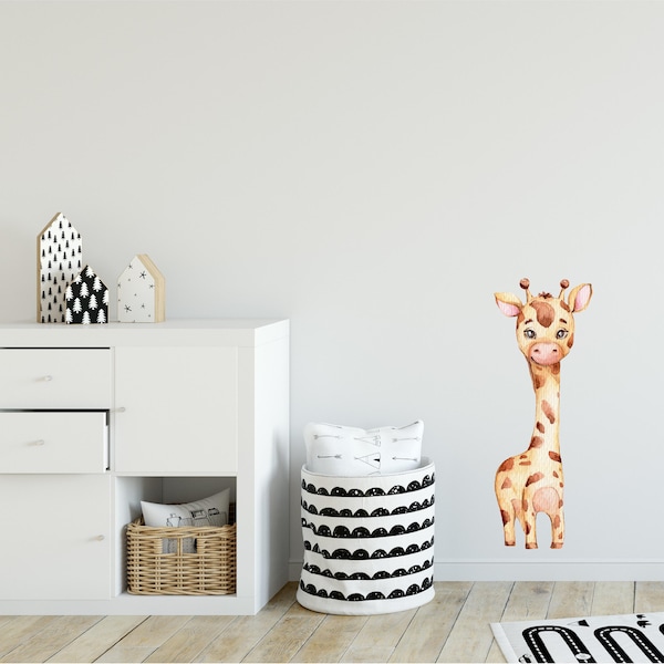Giraffe Wall Decals Etsy