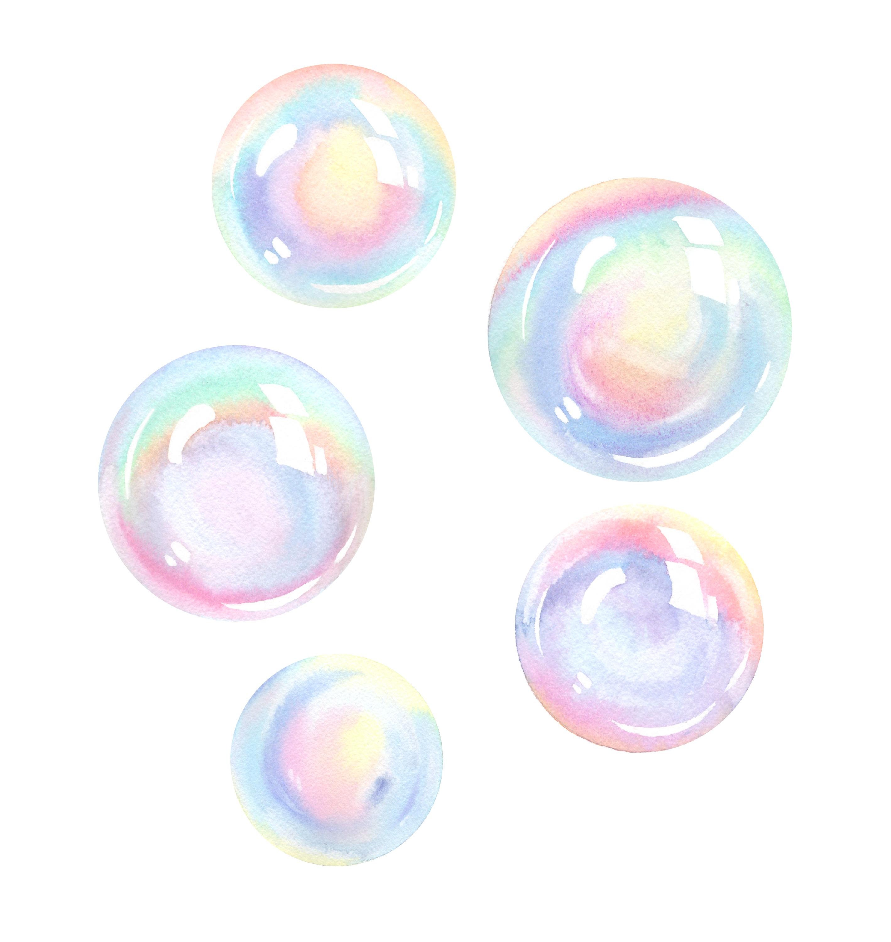 Clear Bubble Stickers, Bubbles Stickers, Cute Stickers, Kids Stickers 