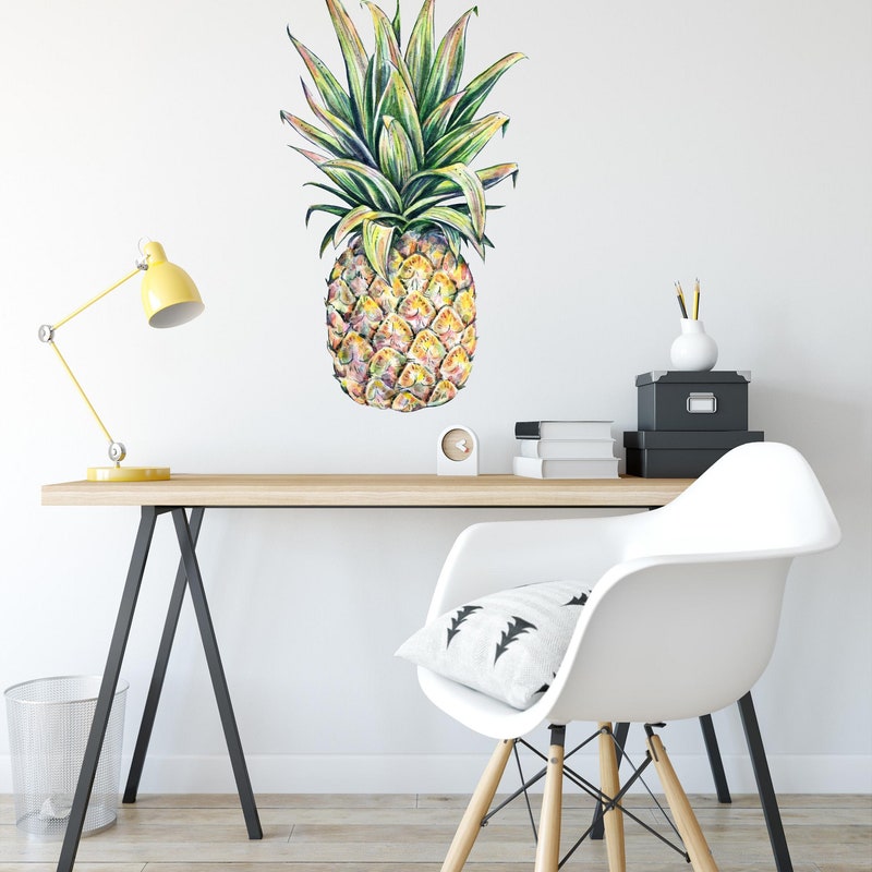Pineapple Wall Decal - Etsy