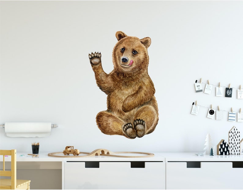 baby bear wall decor