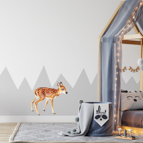Deer Wall Decal Etsy