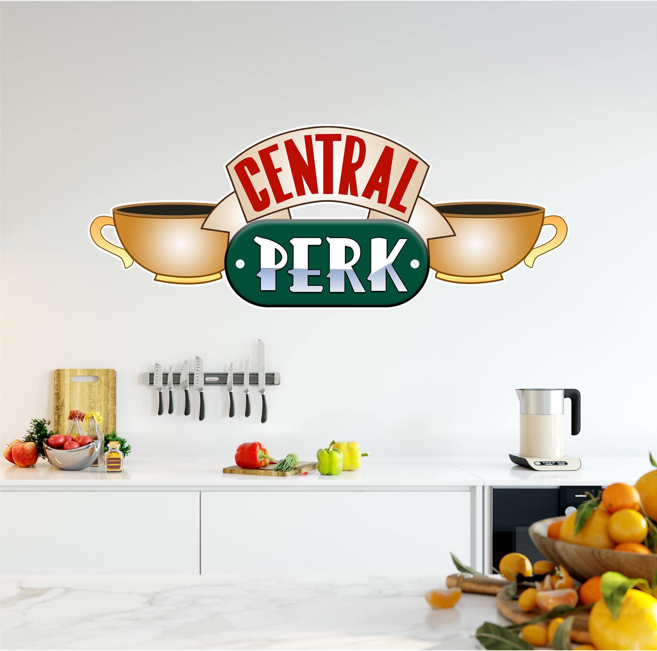 Friends TV Show Central Perk Wall Decal Removable Fabric Vinyl Wall S…