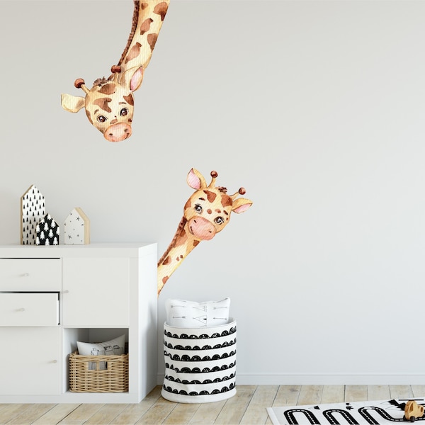 Baby Giraffe Decals Etsy