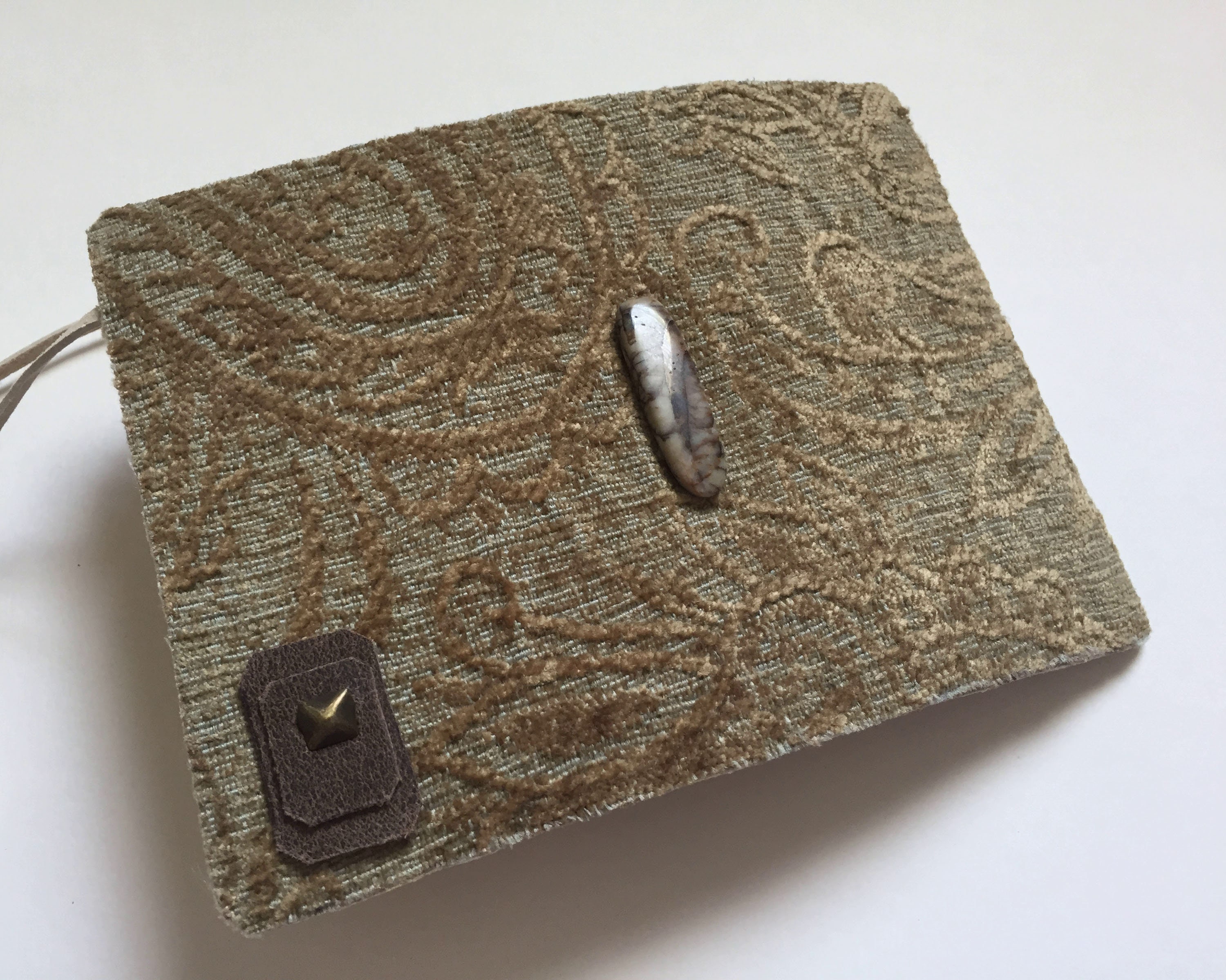 Diario de pergamino hecho a mano Earthstone Jasper colección Etsy España