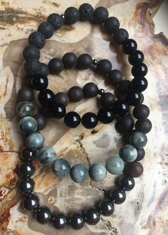 rock bands stone bracelet