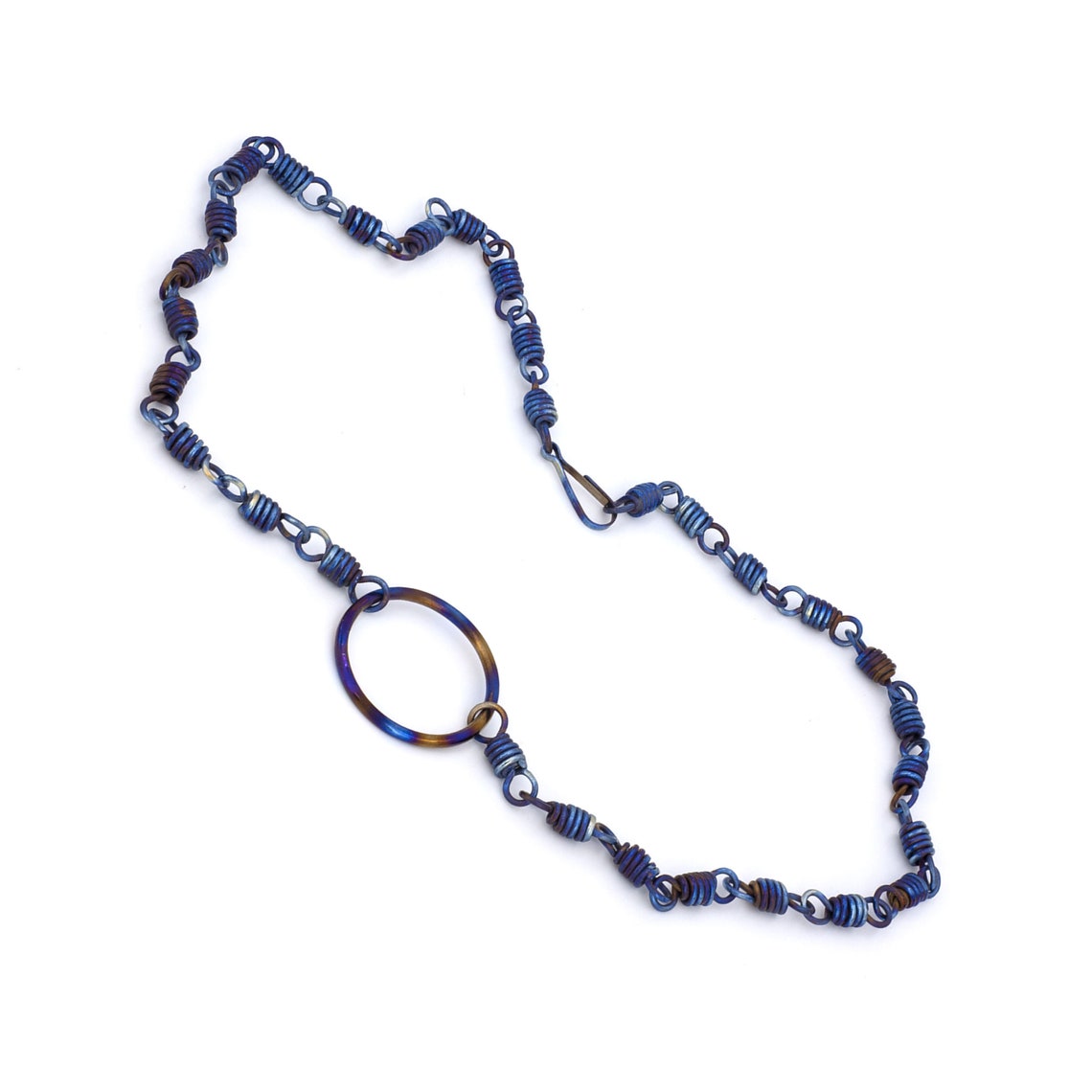 O Ring Eternity Collar 50 inches Titanium bdsm collars Day Etsy