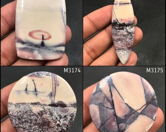 Porcelain Cabochons.. M3172,M3173,M3174,M3175