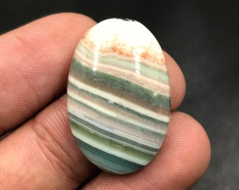 Saturn Chelcydony Cabochon...Oval Cabochon...27x18x6 mm...23 Cts...A#M1959