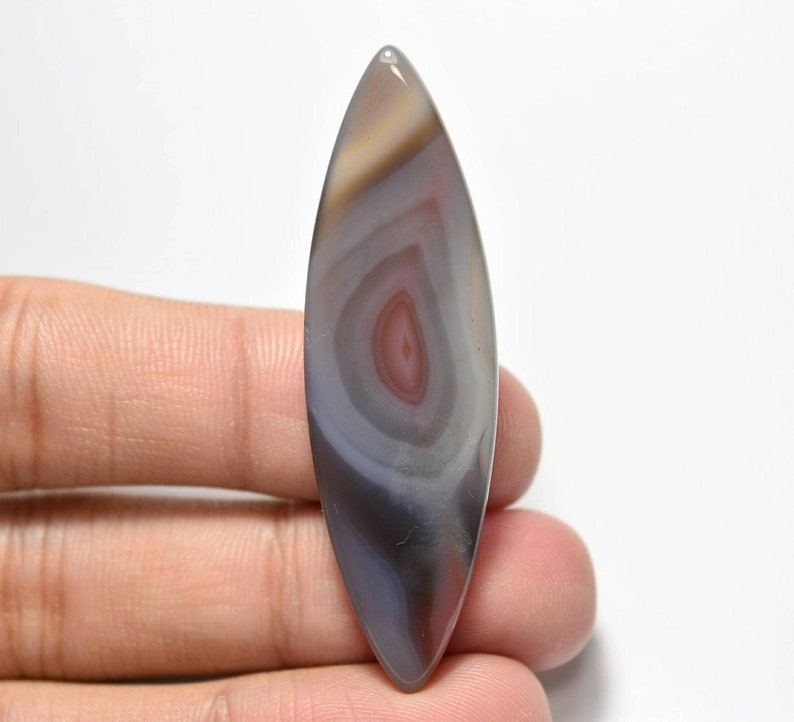 Natural Botswana Agate Cabochon...Marquise Cabochon...55x16x5 mm..33 Cts...#G3494