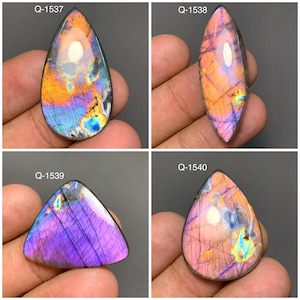 Multi Purple Labradorite Cabochon. Multi Flash Labradorite Pendant Cabochons. Labradorite Statement Ring Cabochons. Flashy Labradorite. A#