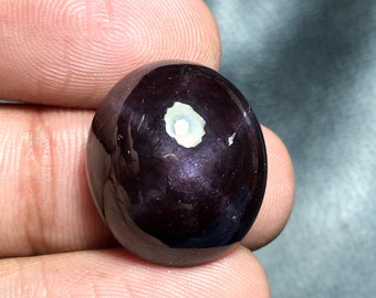 Star Garnet Cabochon...Oval Cabochon...20x18x11 mm...42 Cts...A#L4494