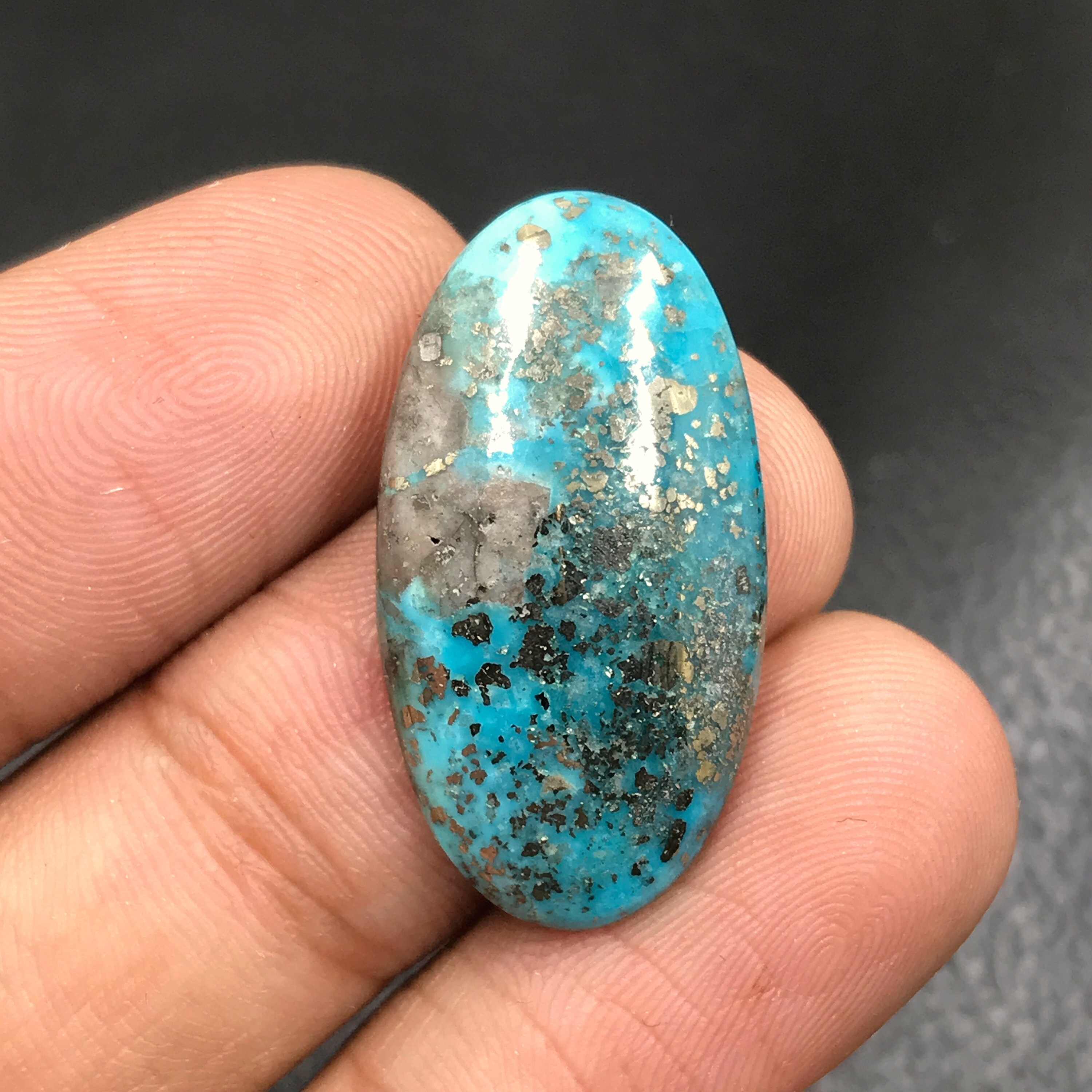 Hi-Grade Lone Mountain Turquoise カボション Hi-Grade Lone Mountain Turquoise カボション