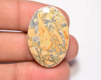 Natural Dendritic Maligano Jasper Cabochon... Oval Cabochon... 30x21x6 mm... 33 Cts...A#K8645