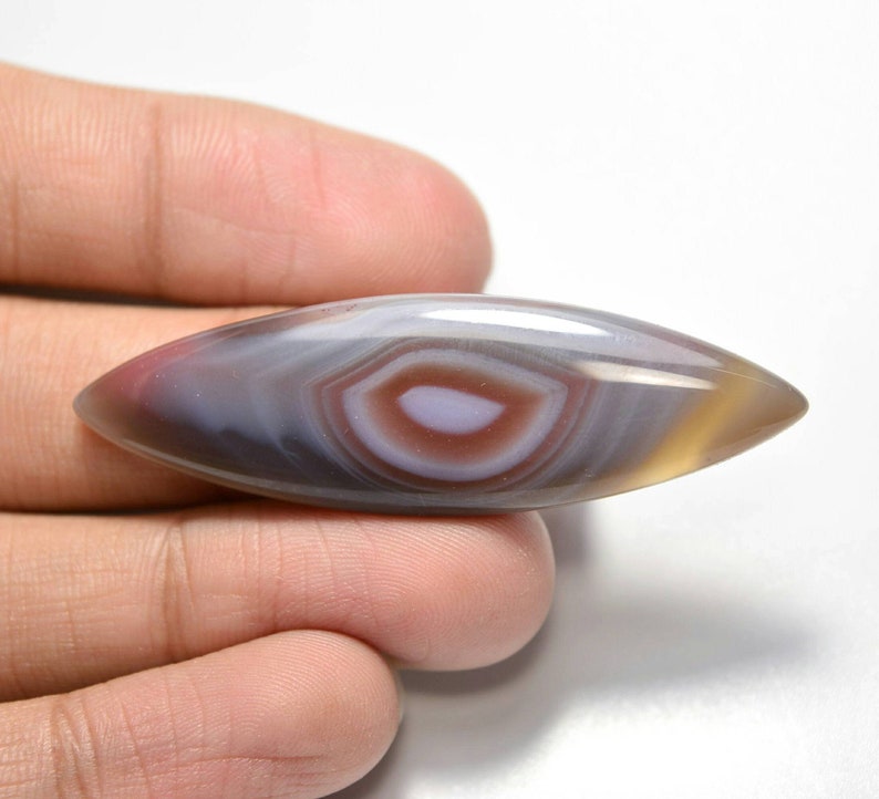 Natural Botswana Agate Cabochon...Marquise Cabochon...55x16x5 mm..33 Cts...#G3494