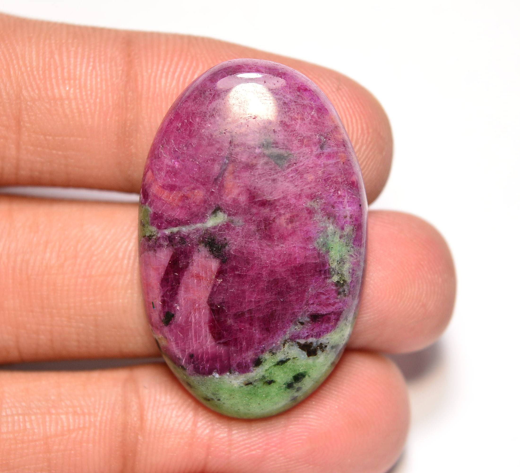 Ruby Zoisite Cabochonoval Cabochon35x22x6 Mm51 Ctsa