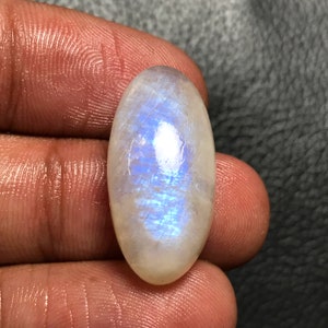 Belomorite Moonstone Cabochon...Oval Cabochon...26x13x8 mm...22 Cts...A#L2227