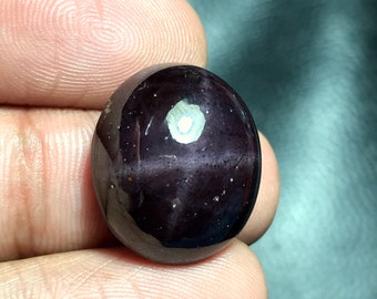 Star Garnet Cabochon...Oval Cabochon...20x17x11 mm...39 Cts...A#L4491