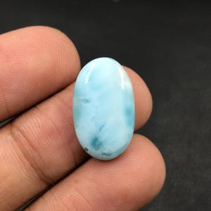 Larimar Cabochon... Oval Cabochon...20x12x5 mm...10 Cts...A#N7789