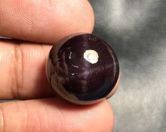 Star Garnet Cabochon...Round Cabochon...18x12 mm...45 Cts...A#L4513