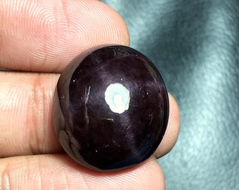 Star Garnet Cabochon...Oval Cabochon...24x20x10 mm...53 cts...A#L4489