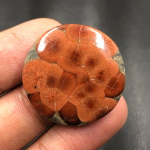 Peanut Obsidian...Cabochon...Round Cabochon...29x5 mm...34 Cts...A#M7907
