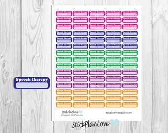 Logopedia adesivi, adesivi SLP, appuntamento adesivi, adesivi di terapia, particolari esigenze, educazione speciale, adesivi Planner