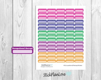 Occupational therapy Stickers, OT Stickers, Planner Stickers, Therapy Stickers, Special Needs Stickers, Special Education Stickers, Stickers