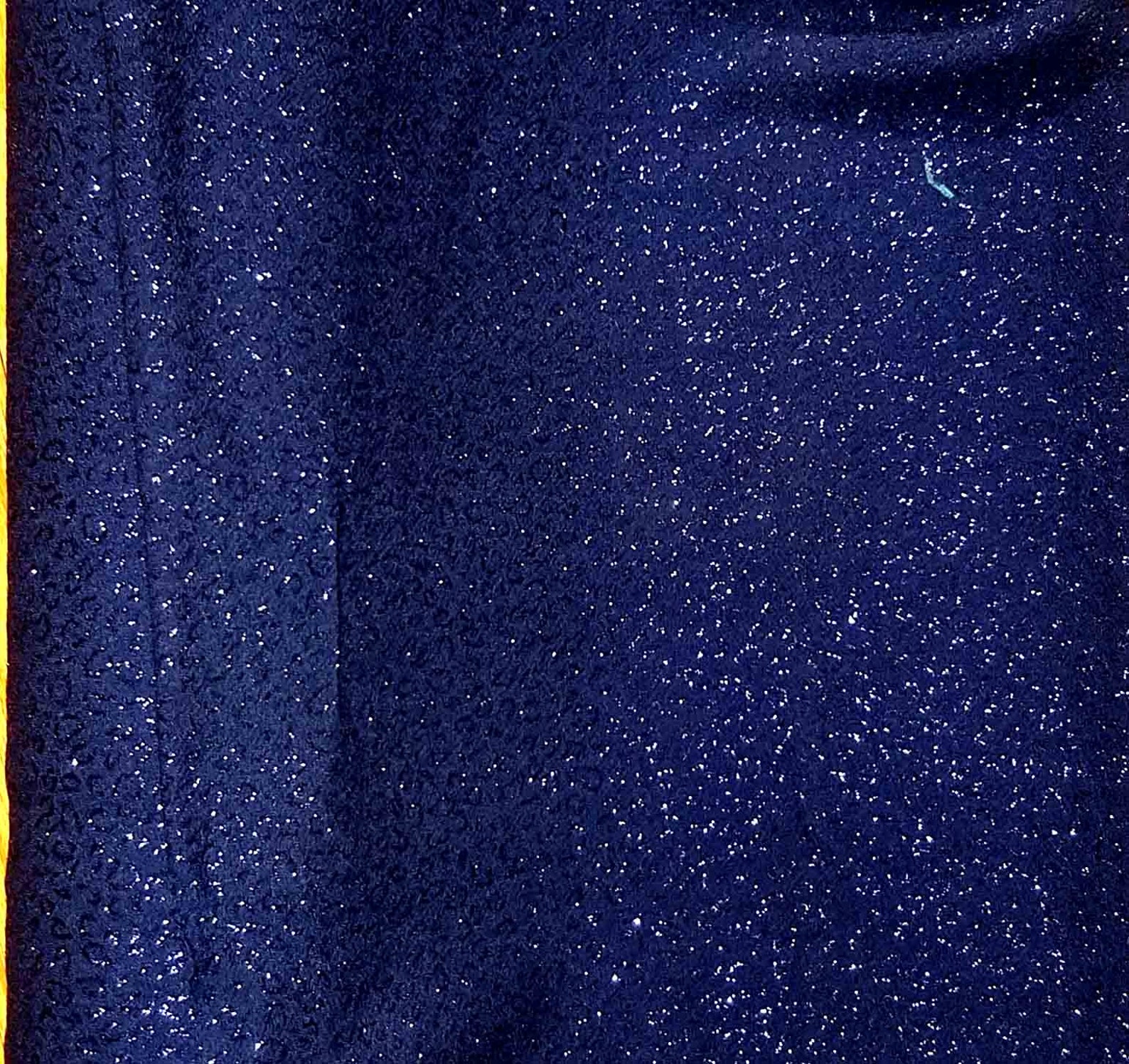Fabric Navy Blue knit with blue glitter Very Pretty 58 Etsy