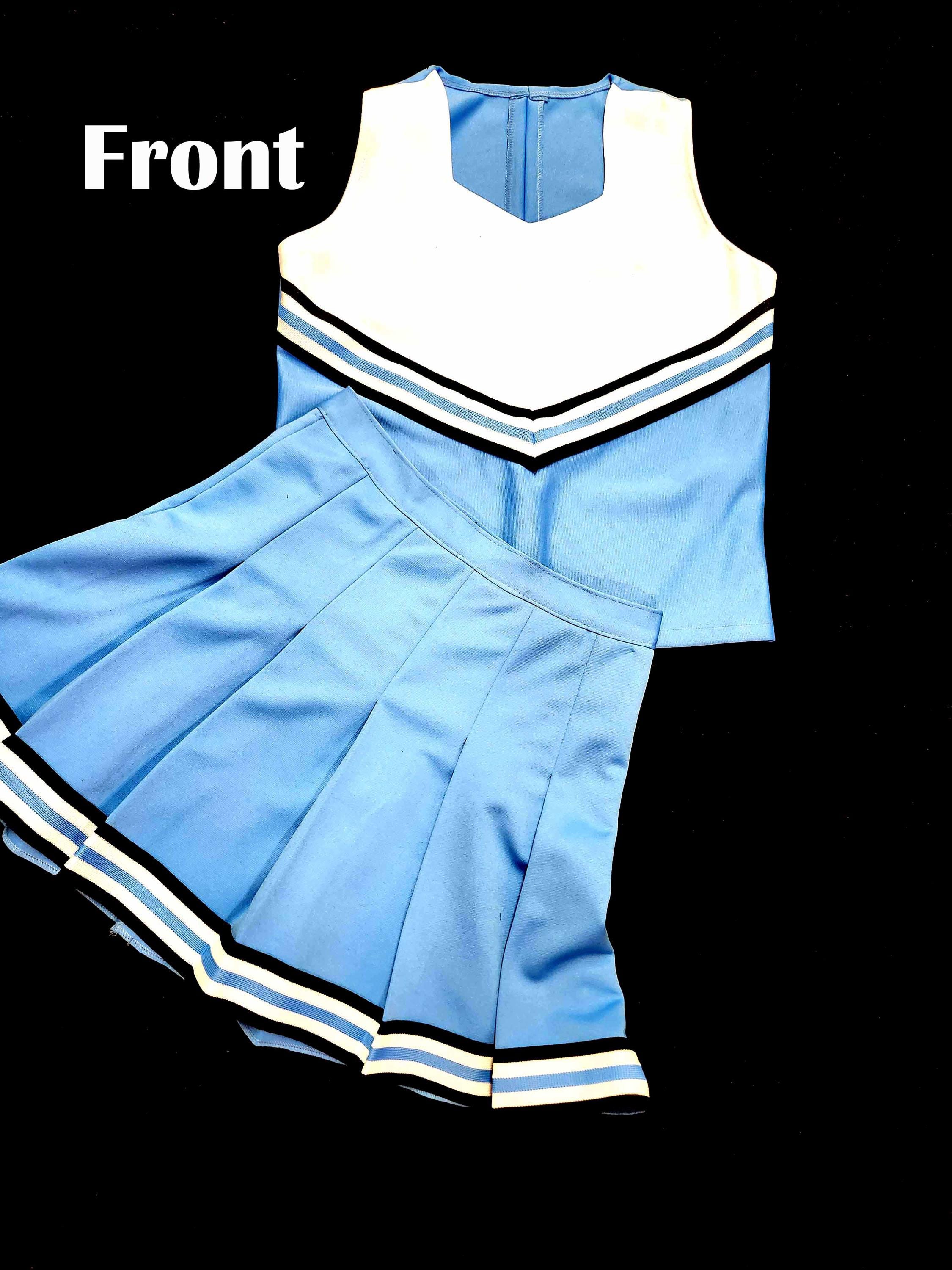 Gladiator Cheer Cheerleader Skirt Flies Up Green And White Cheer