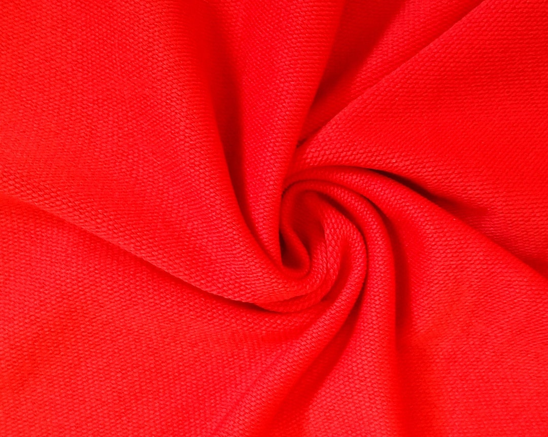 SALE Fabric Stretch Red Nylon Spandex 4 Way Stretch Slight Texture 60 Wide  Priced per 1 Yard 