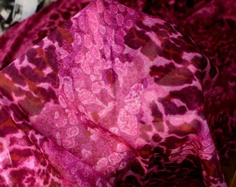 Fabric stretch mesh net black , mauve burgendy mesh  animal  print nylon  spandex 56 inches wide priced per  1/2  yard