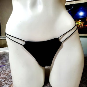 Solid G String Thongs Side Tie Panties With T Back Lingerie For