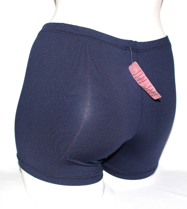 Shorts navy blue lycra spandex spankys spankie dance Etsy