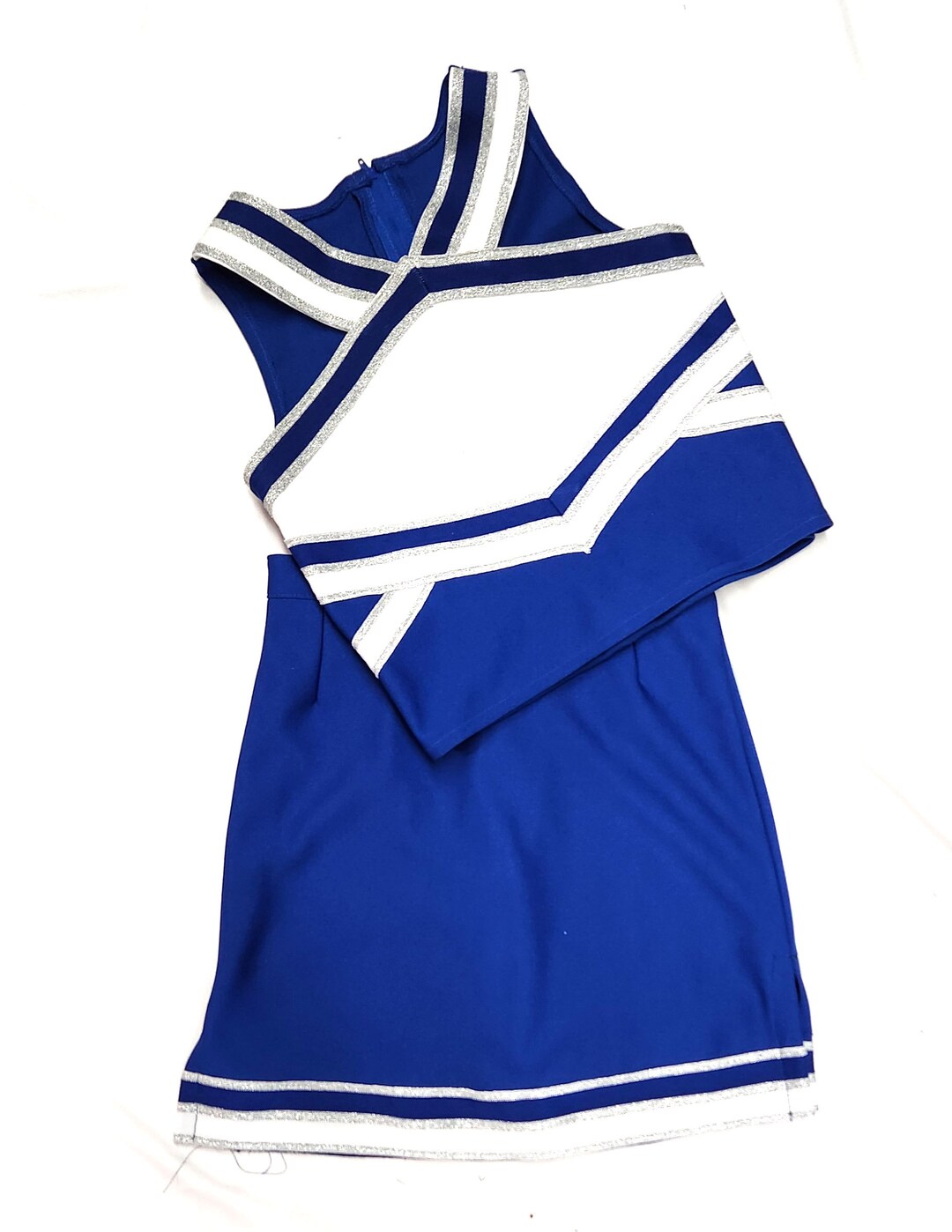 Cheerleader Outfit Adult Youth Child .skirt Top Royal Blue Etsy