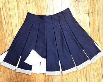 Cheerleader Fly Away Skirt Adult Plus, Men, Child, Navy or Color