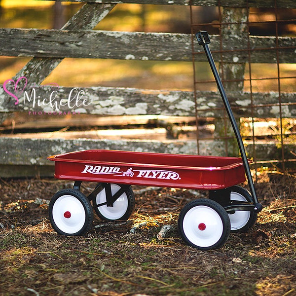 Radio Flyer Red Wagon  digital background