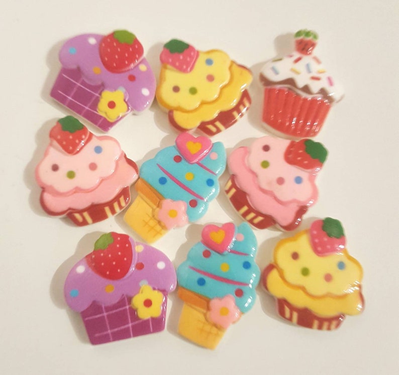 Cabochon Resin Cupcake Cabochon Resin Cupcake