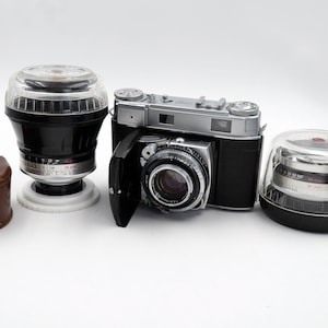 Collector&#39;s Delights Rare Find KODAK RETINA IIIc Rangefinder with full set of additional lenses and accessories Excellent +++ Condition