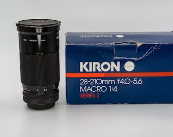 Kiron Series Z 28-210mm f4.0-210mm Macro 1:4 lens for Canon FD/FL Mount. Excellent Lens in Like New Condition!