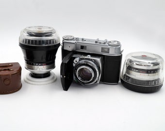 Collector's Delights Rare Find KODAK RETINA IIIc Rangefinder with full set  of additional lenses and accessories Excellent +++ Condition