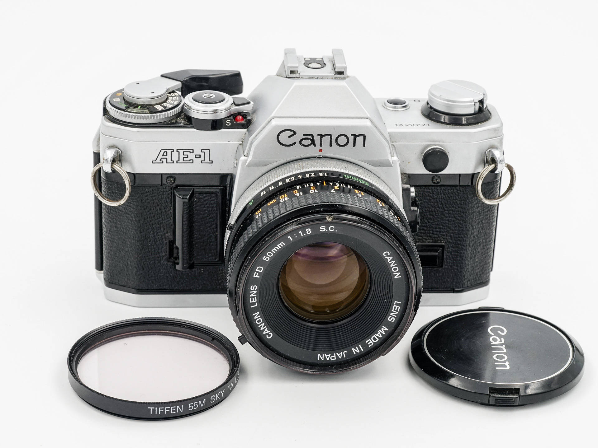 CANON AE1 Film SLR Camera with choice of two Lenses