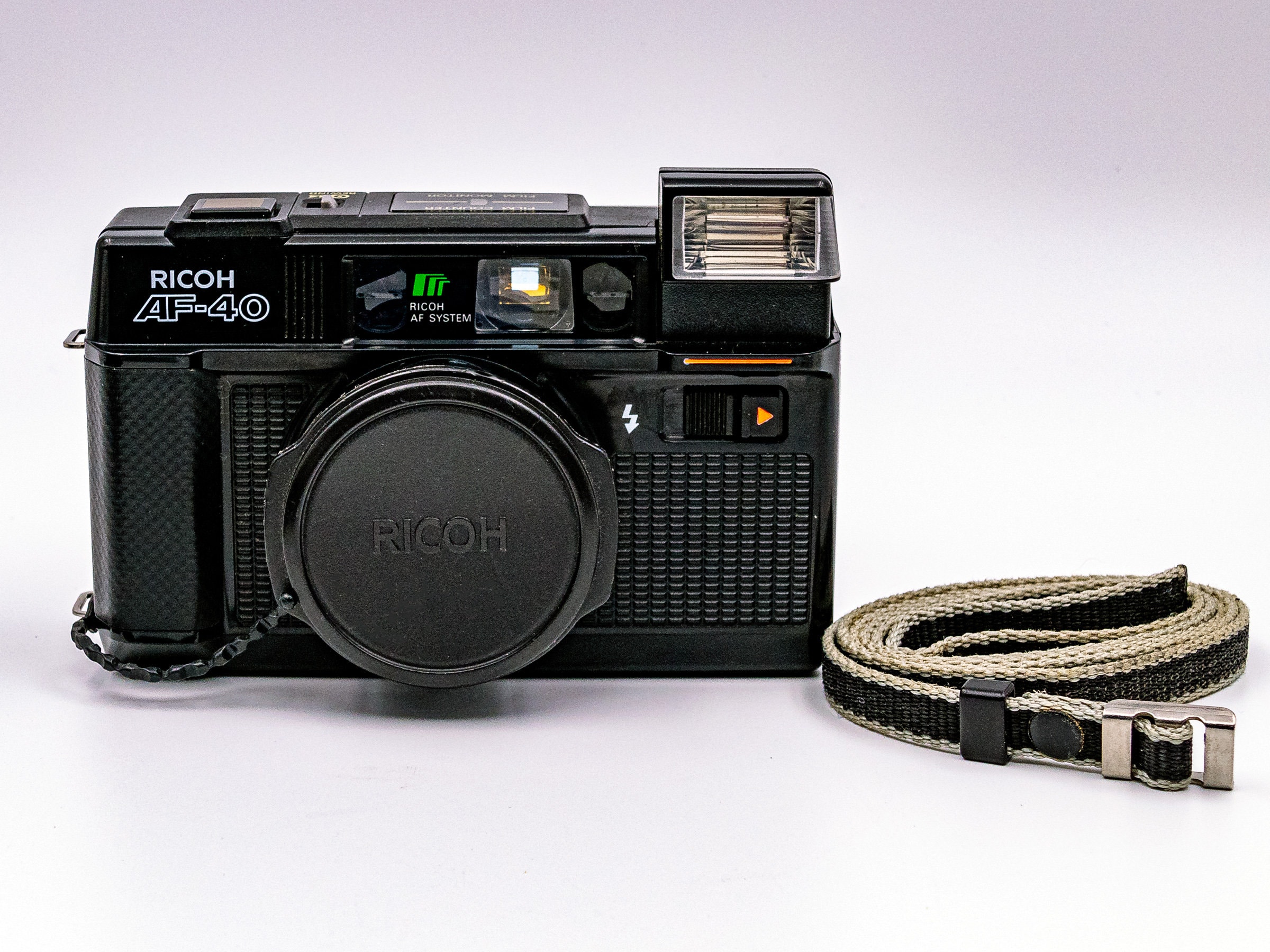 Ricoh AF45 Autofocus Camera with Color Rikenon 38mm F2.8. Compact