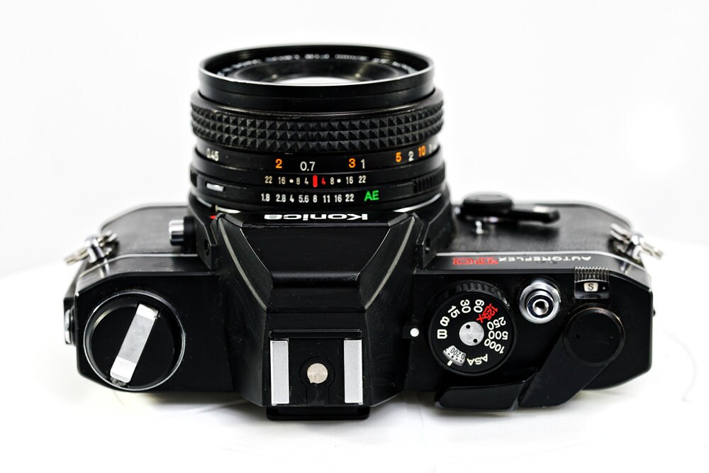 KONICA Auroreflex TC SLR Camera with Konica Hexanon 40mm F1.8 Lens