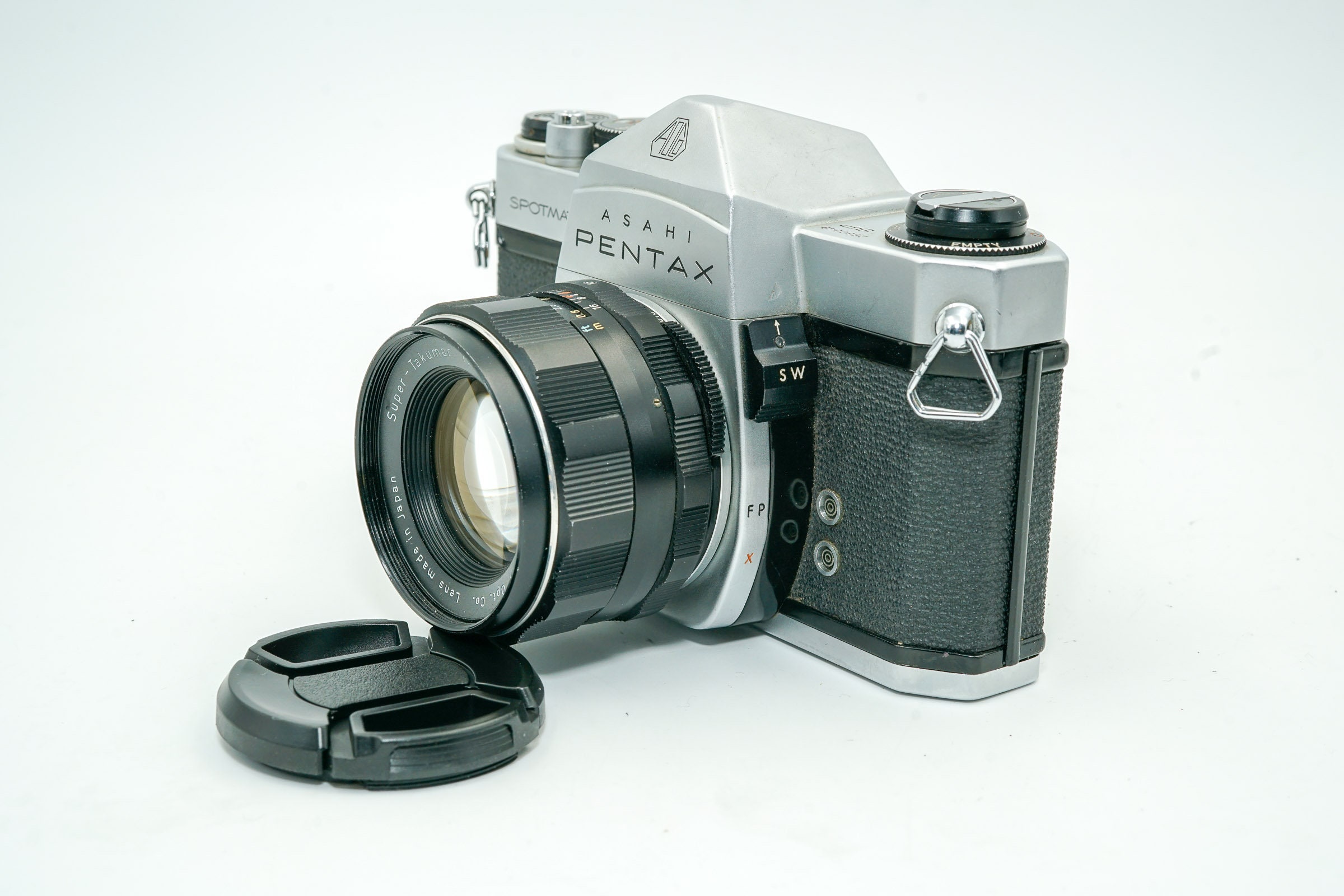 PENTAX Spotmatic SP 35mm SLR Camera with Pentax SuperTakumar 55mm F1.8